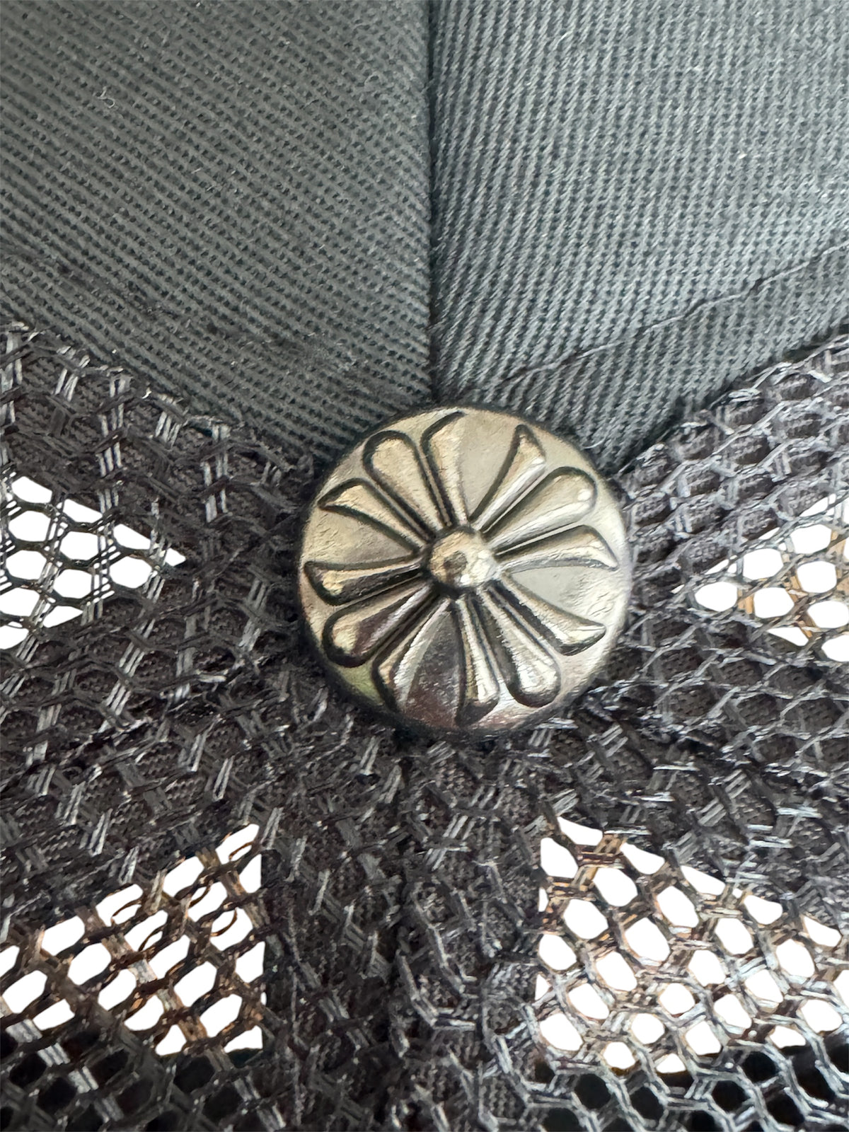 Authentic Chrome Hearts CH New York City Trucker Hat Black/Black