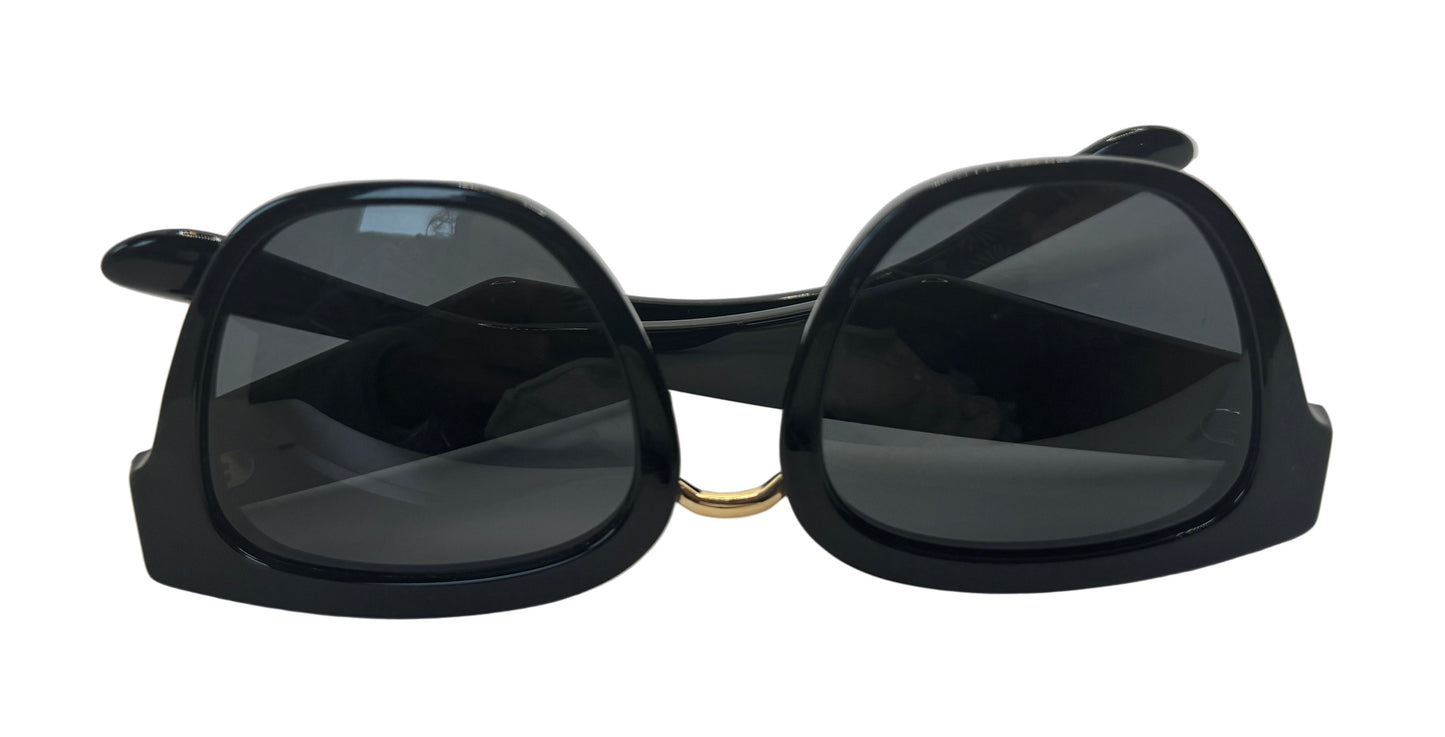 Dolce & Gabbana DG4437-501/87 Sunglasses BLACK w/DARK GRAY 51mm