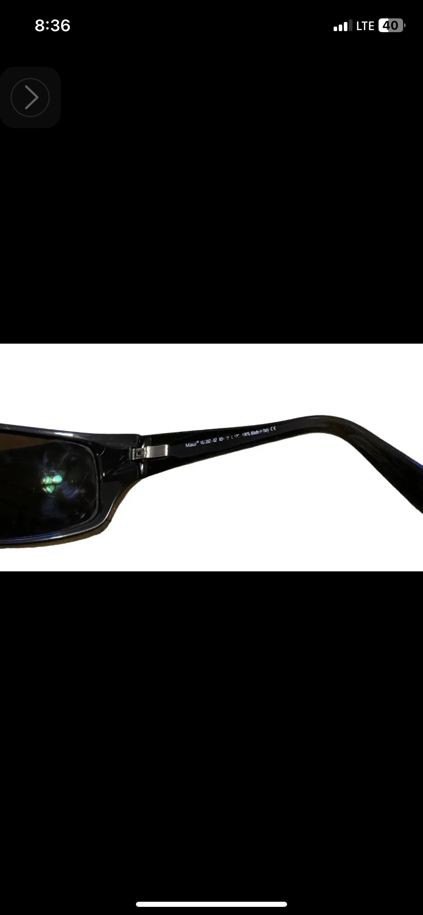 💯 % Authentic MAUI JIM PEAHI MJ 202-02 65 19 120