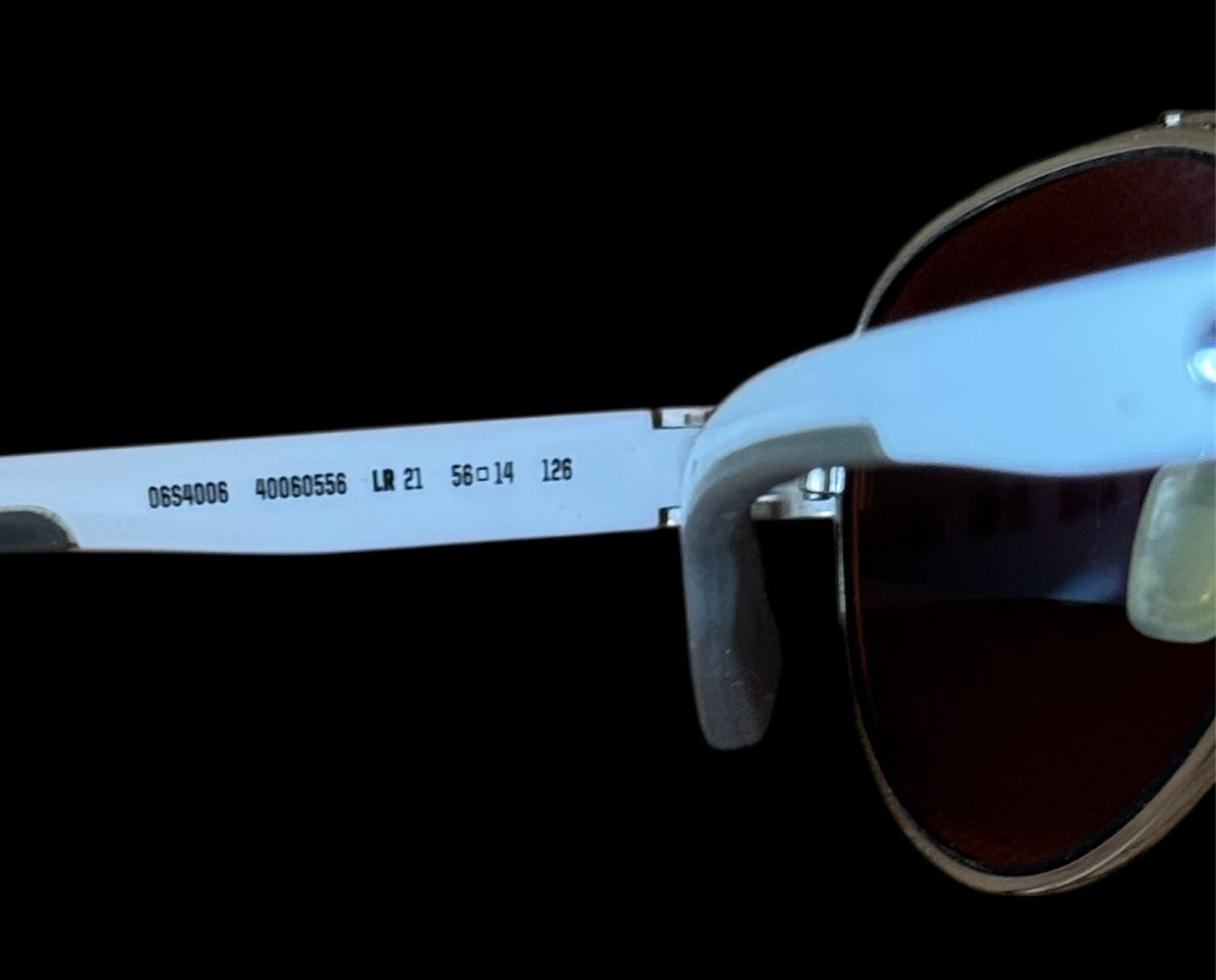 Costa LORETO Palladium Frame Green Mirror Polarized Glass 580P Lenses D6S4006 40060556 LR 21 56-14 126