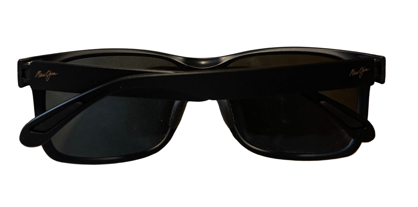 Maui Jim RED SANDS Sunglasses 432-2M Matte Black / Neutral 59-17 140 Made in Japan