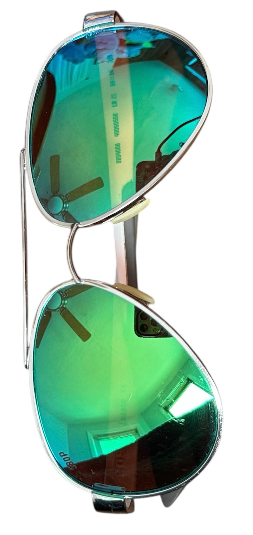 Costa LORETO Palladium Frame Green Mirror Polarized Glass 580P Lenses D6S4006 40060556 LR 21 56-14 126