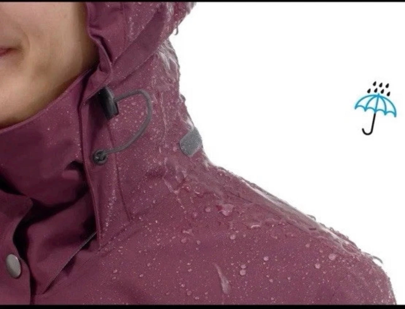 FORCLAZ Women’s 2XL 3-in-1 Waterproof Winter Hiking Jacket Warm Outdoor Coat