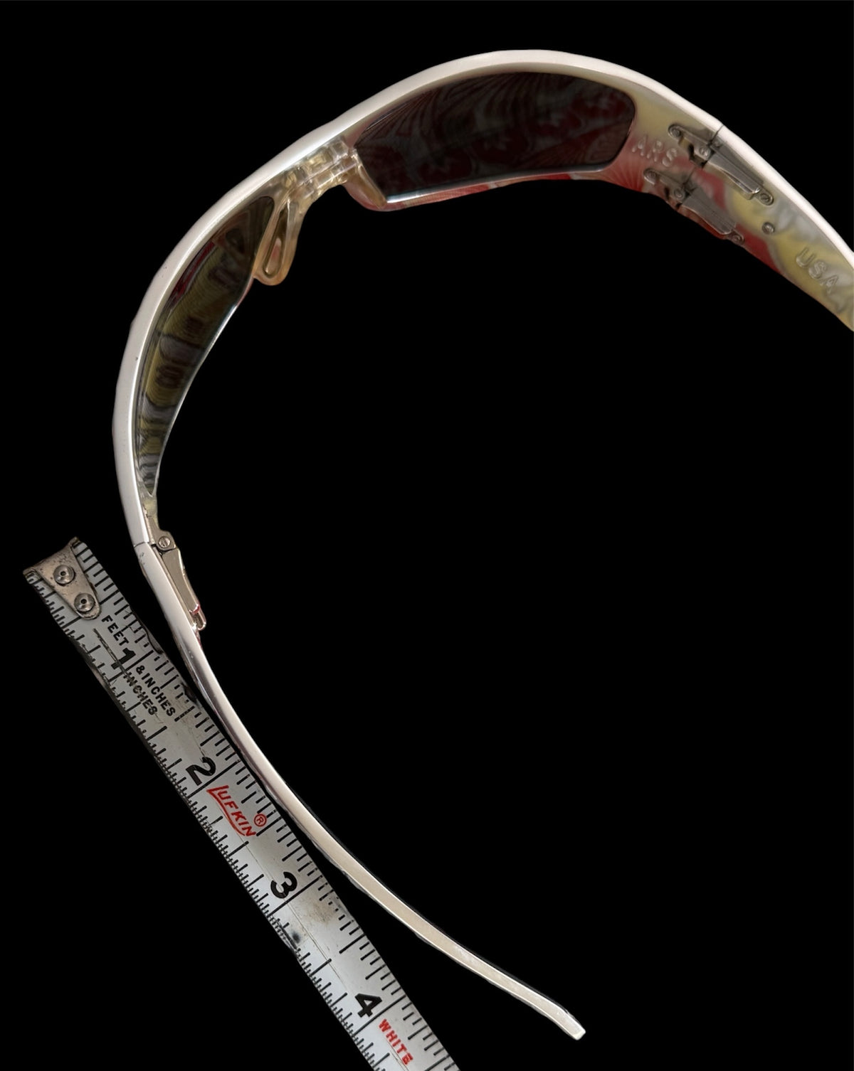 360 Eyewear Raven Icicles Diamond Plate Biker Sunglasses Silver Aluminum USA