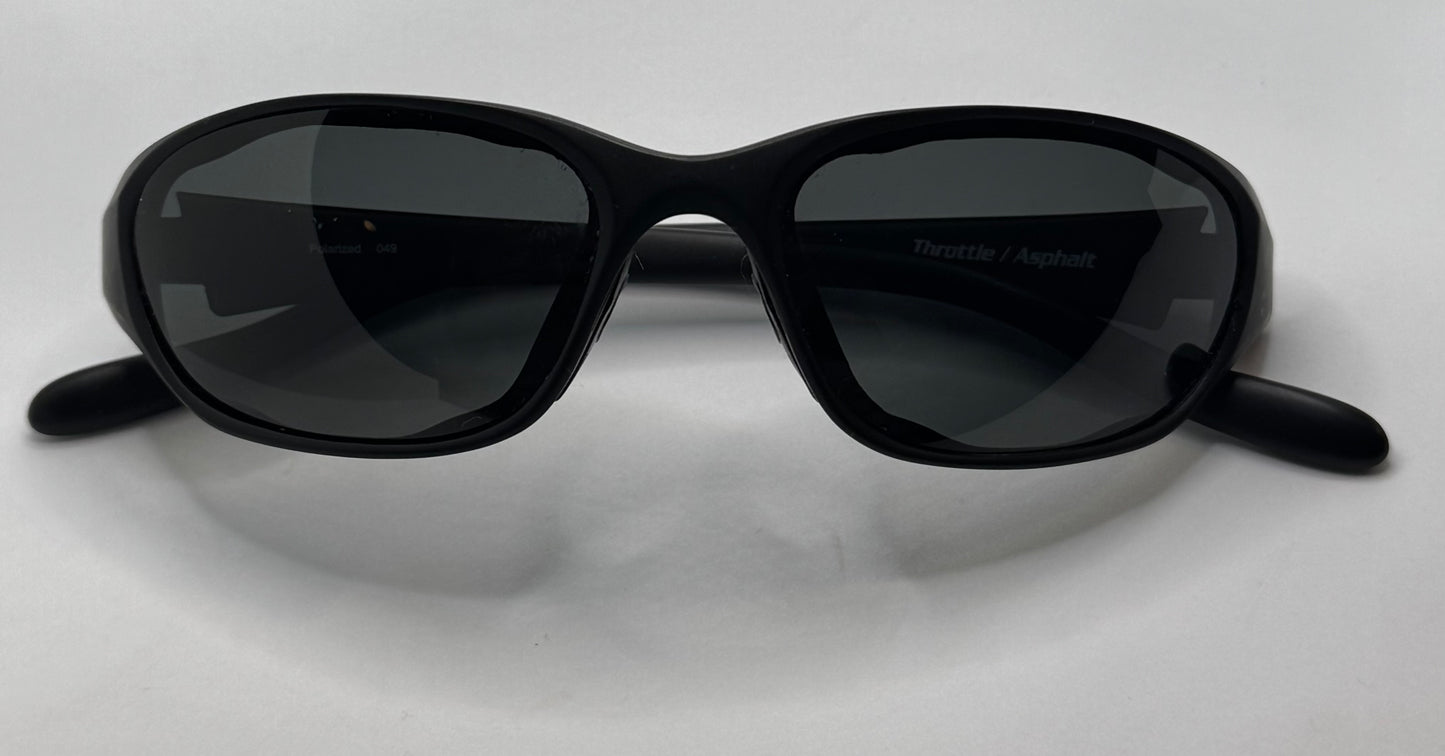 Native Eyewear Throttle Polarized Sunglasses Black/Gray