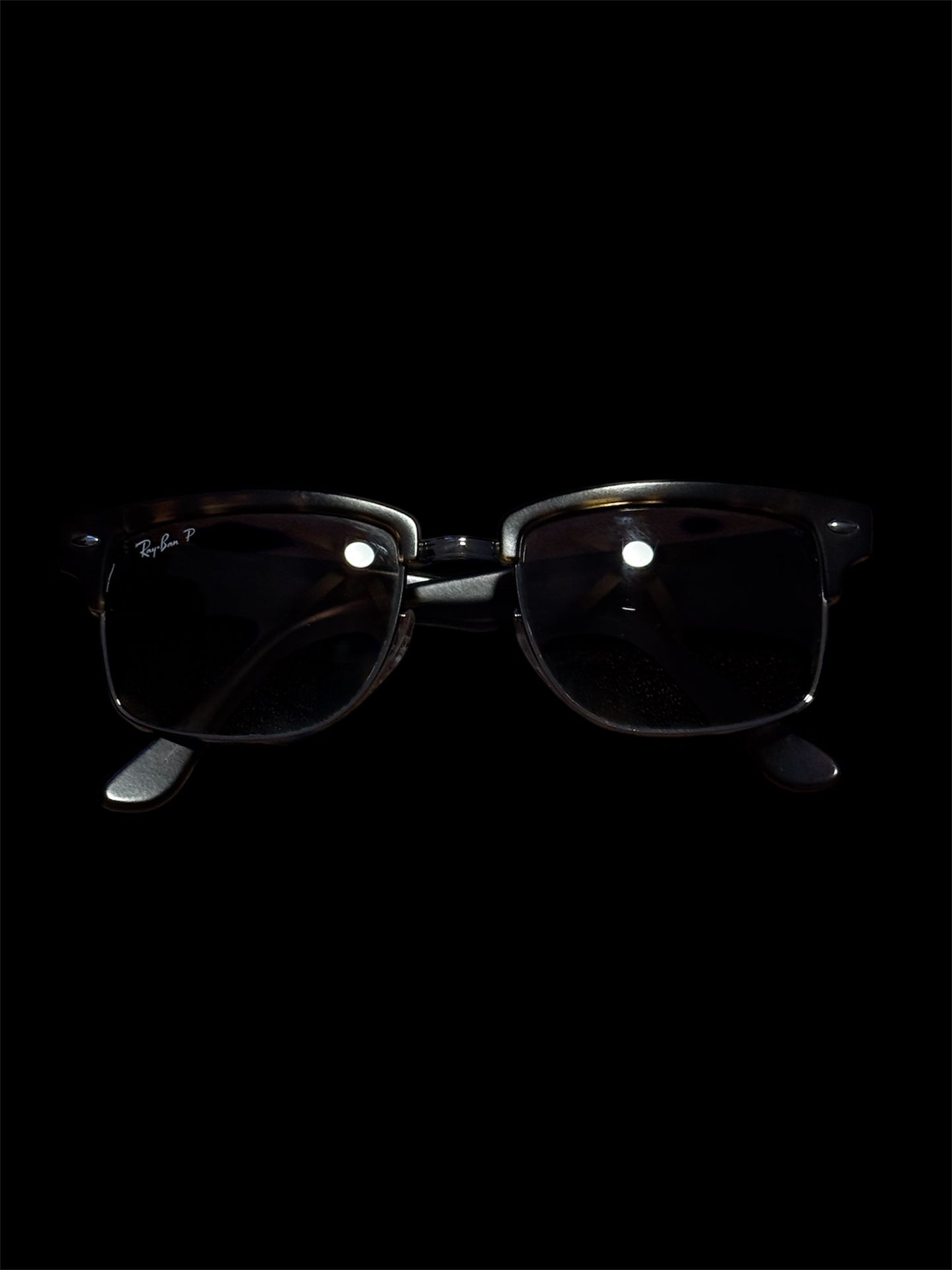 Ray-ban NEW CLUBMASTER Rb4190 878/M2 52-19 145 3P Made in Italy Havana/Brown Polarized Sunglasses