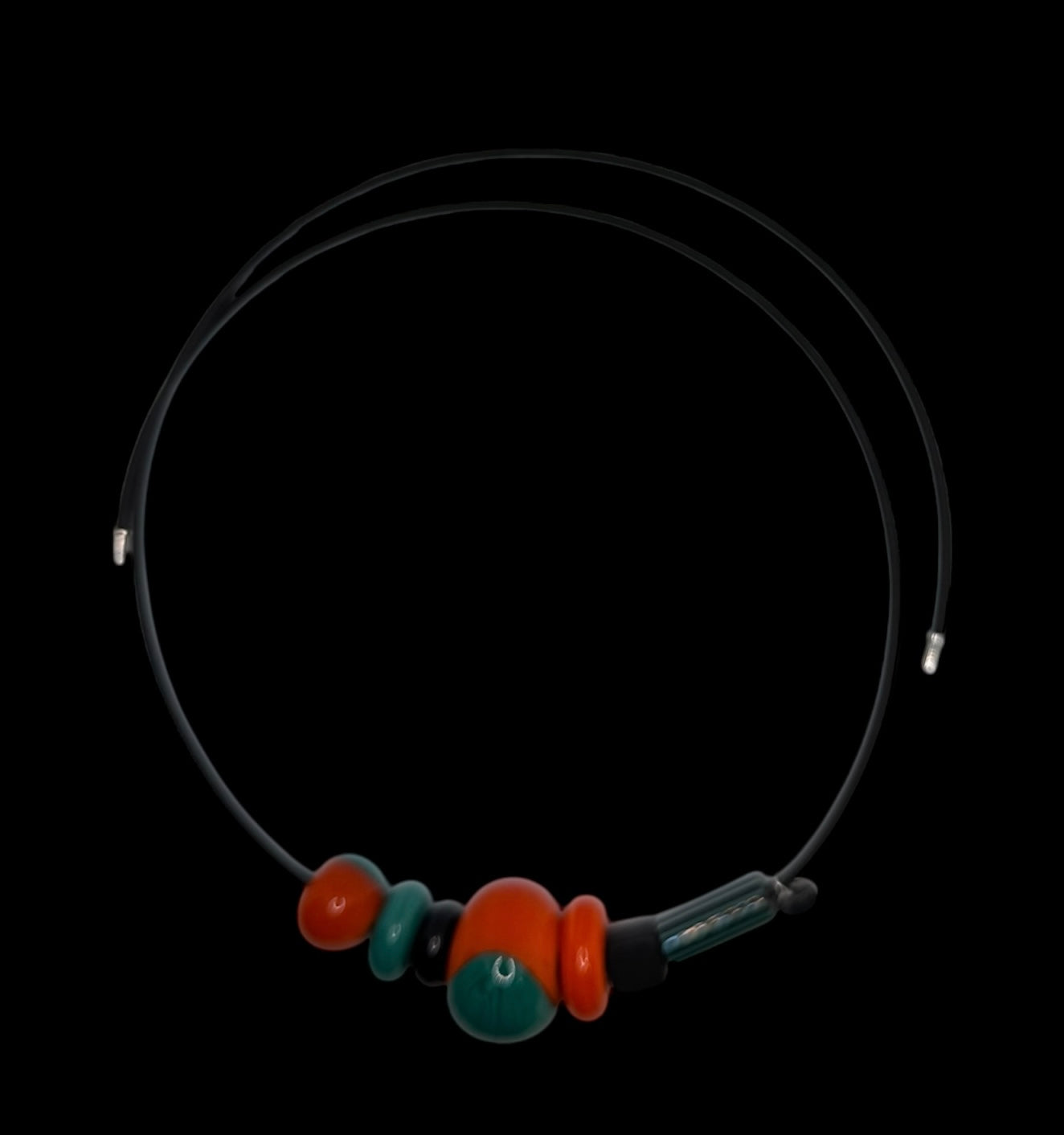 Necklace Smile Glass Beads
design Marina e Susanna Sent Necklace Choker made in Italy