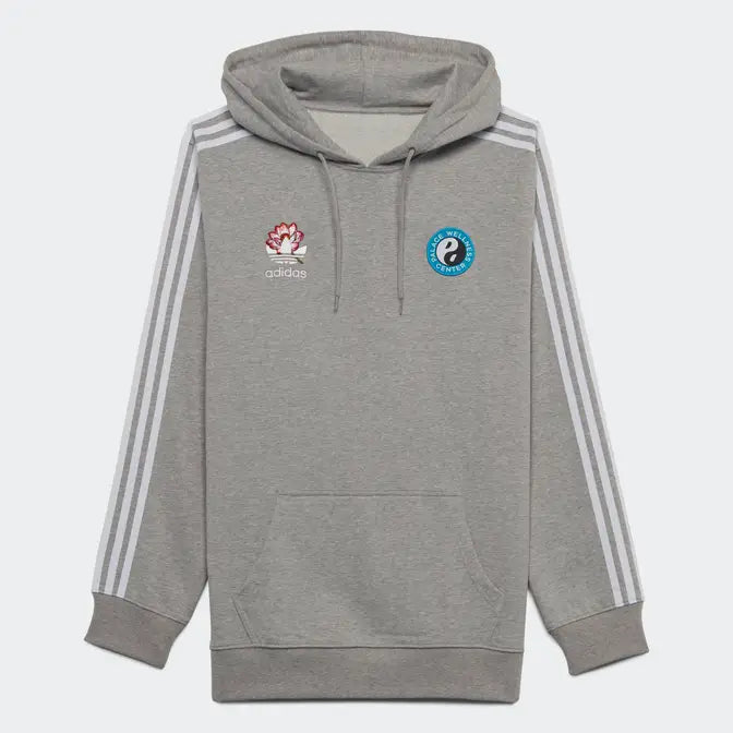 Authentic Palace x adidas Originals Graphic Hoodie - US Medium and S Grey Heather