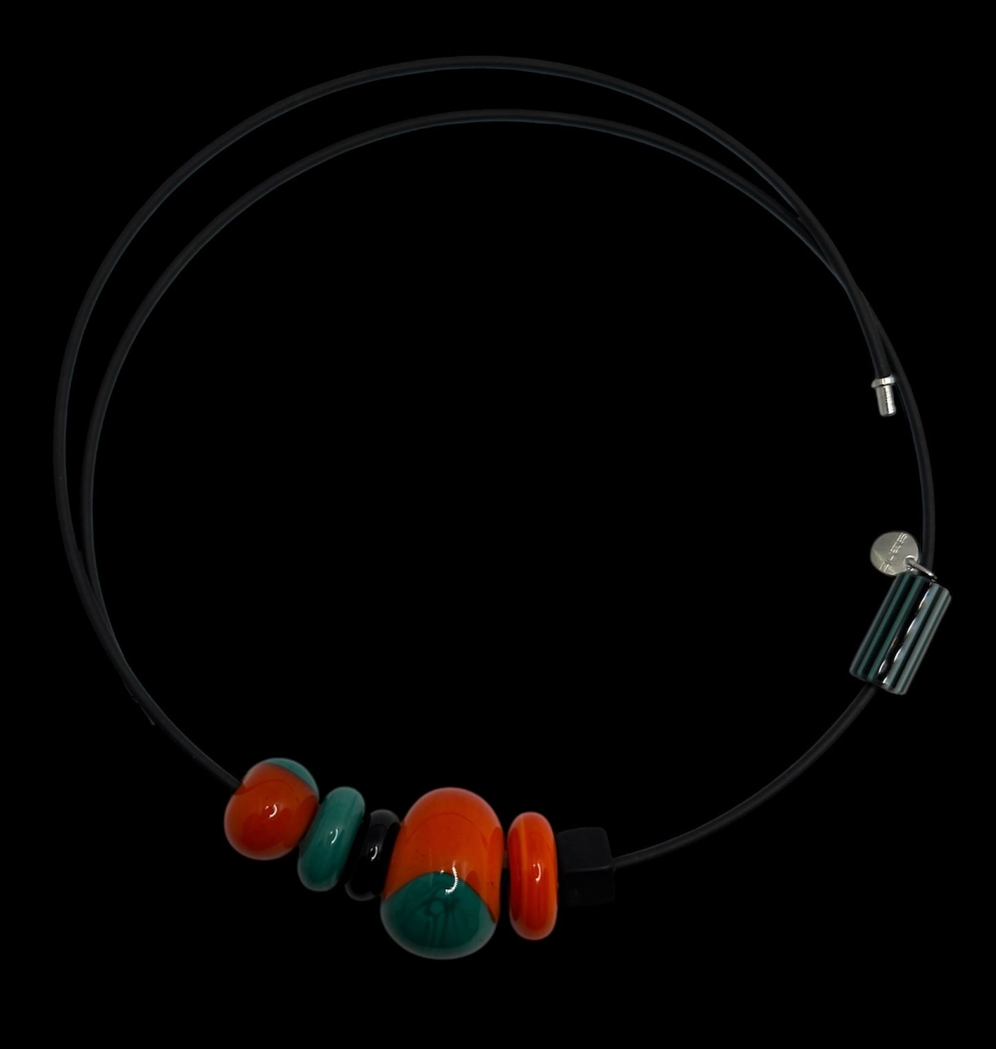 Necklace Smile Glass Beads
design Marina e Susanna Sent Necklace Choker made in Italy