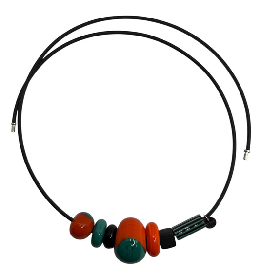 Necklace Smile Glass Beads
design Marina e Susanna Sent Necklace Choker made in Italy
