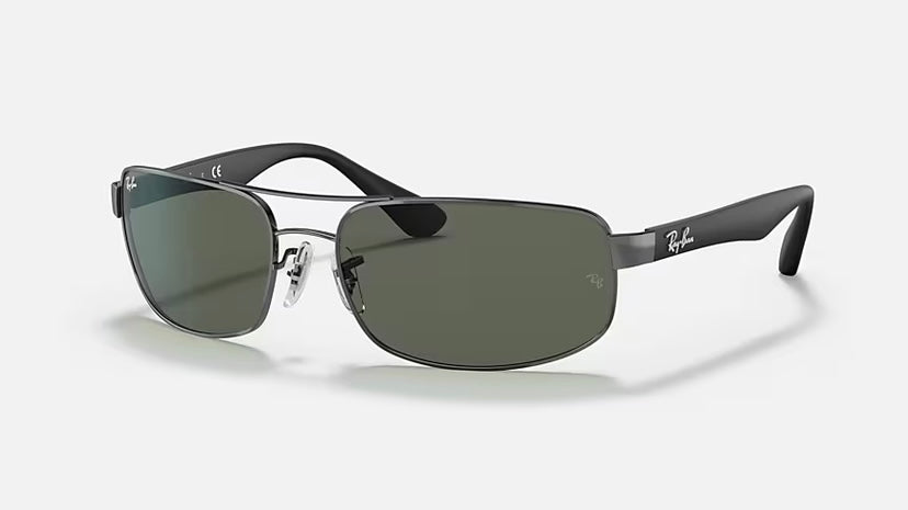 💯% Ray Ban RB3445 004 Frame Gunmetal 61-17 130 3N