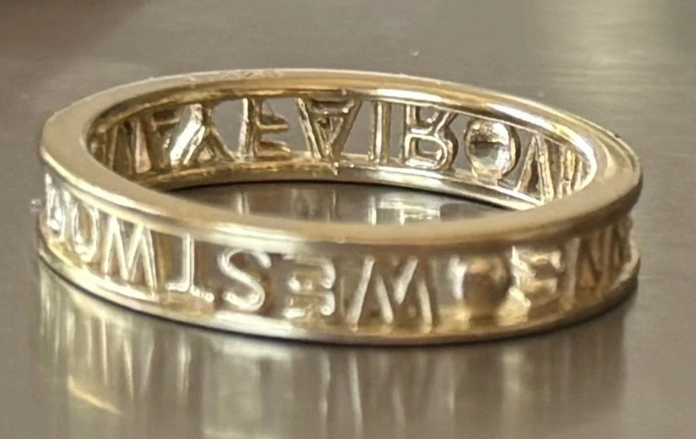 Vivienne Westwood Westminster Ring Band 925 Sterling Silver – Mayfair Collection