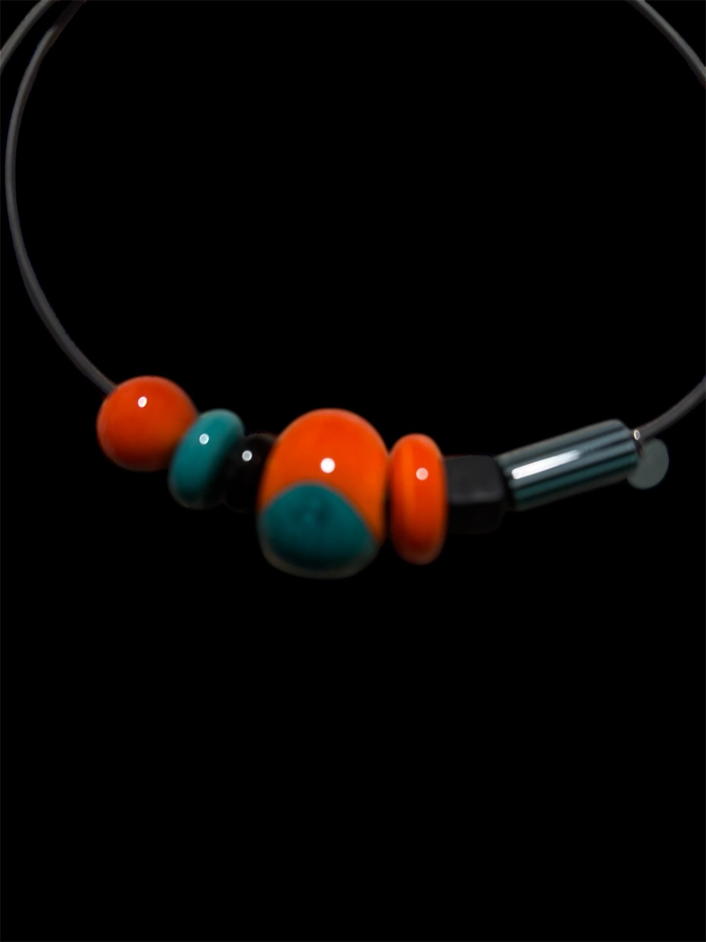 Necklace Smile Glass Beads
design Marina e Susanna Sent Necklace Choker made in Italy