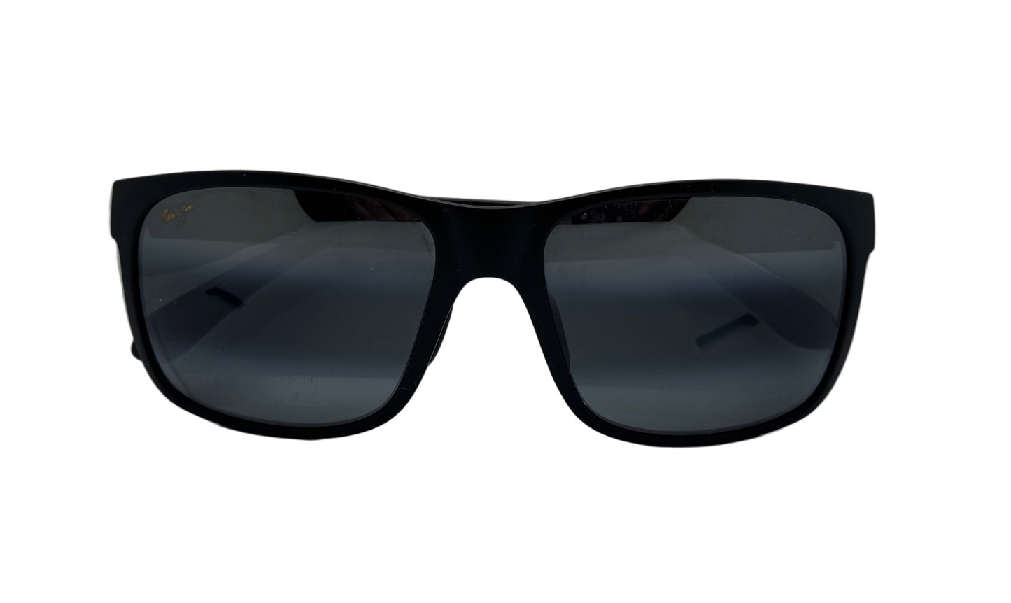 Maui Jim RED SANDS Sunglasses 432-2M Matte Black / Neutral 59-17 140 Made in Japan