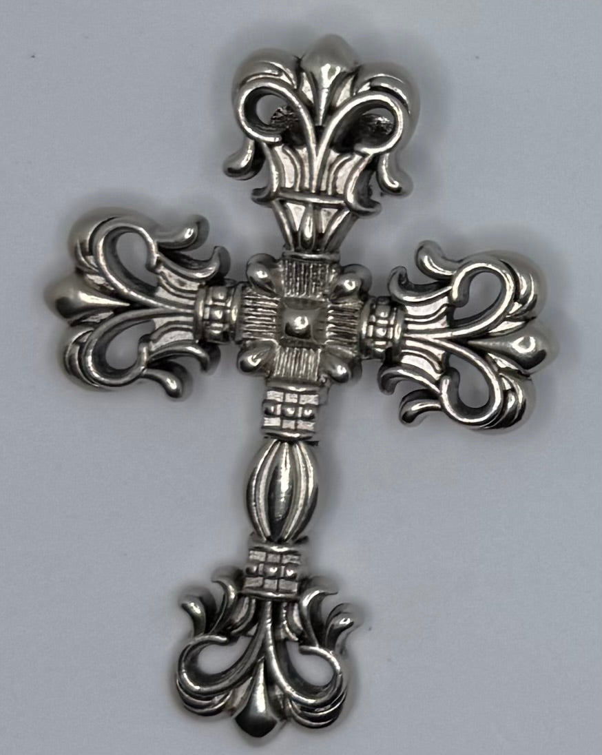 Vintage CHROME HEARTS STERLING CROSS,1991 2.5” Long approx.