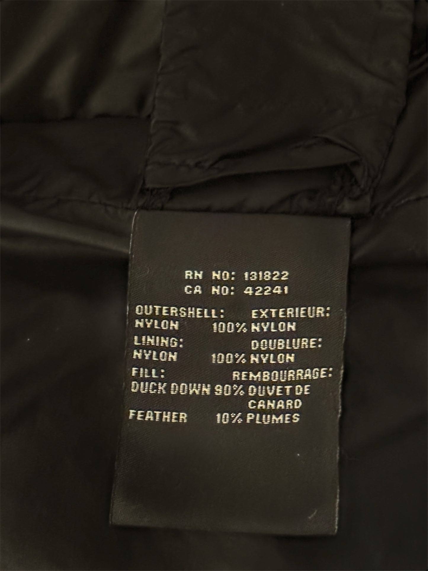 SAM PUFF VEGAN LEATHER DOWN JACKET BLACK SMALL
