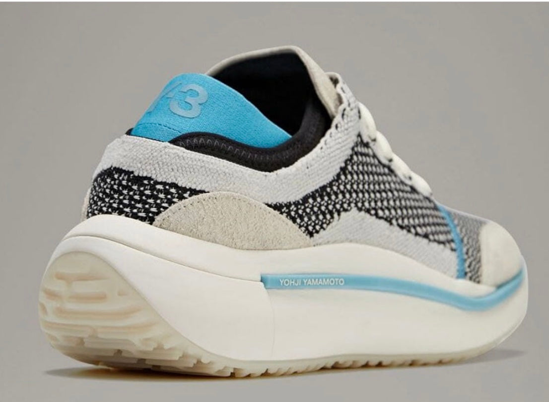 Adidas Y-3 Qisan Knit Off White/Off White-Orbit Grey FZ6399 US 6