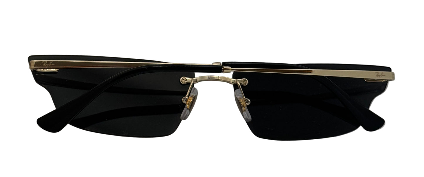 Ray-Ban RB3731 Anh GeometricLight GoldSunglasses Bio-Based 66-15 145 3N Gold/Grey