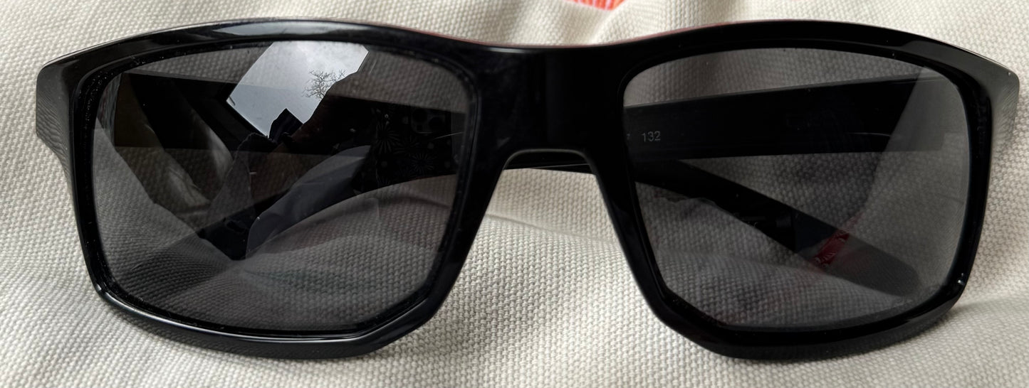 Oakley Gibston OO9449-0160 61-17 132 Prizm Black Lenses, 
Black Frame