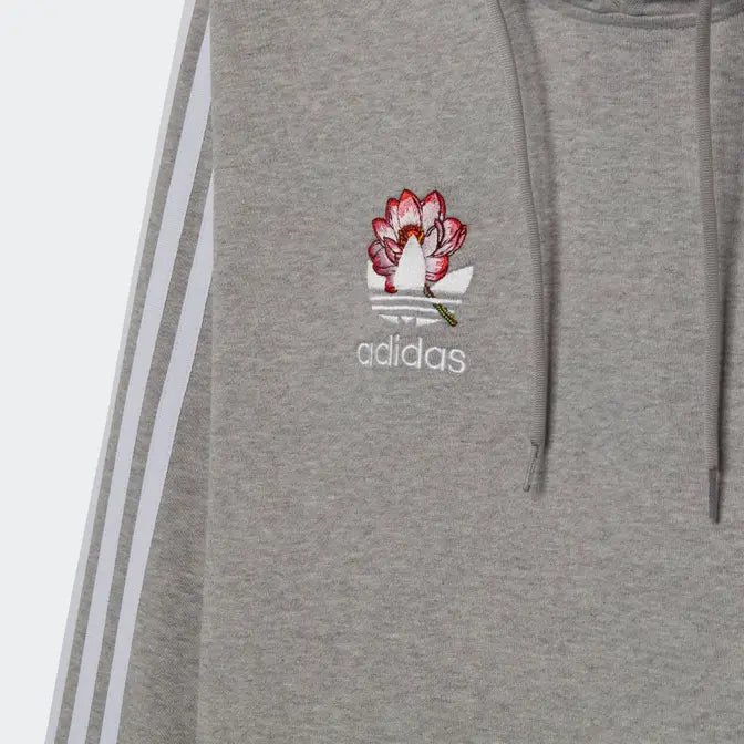 Authentic Palace x adidas Originals Graphic Hoodie - US Medium and S Grey Heather