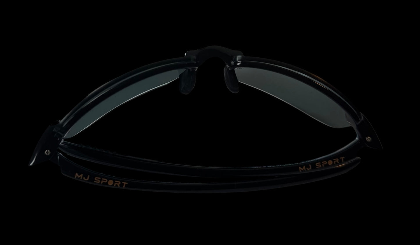 Maui Jim HO'OKIPA 407-02 Gloss Black / Neutral Grey Lens 64-17 130 Made in Japan