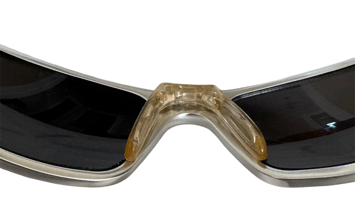 360 Eyewear Raven Icicles Diamond Plate Biker Sunglasses Silver Aluminum USA