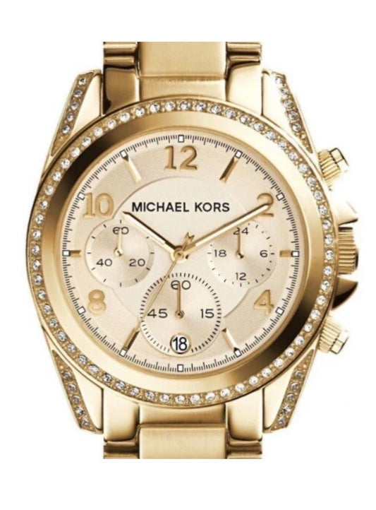 Michael Kors Blair Gold Women Wristwatch Mk5166