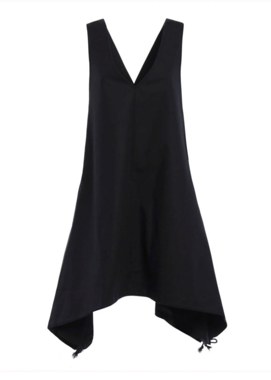Y3 Yohji Yamamoto Canvas Dress B47594 Black/White Us M