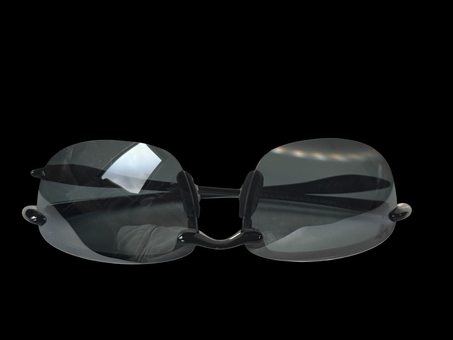 Maui Jim HO'OKIPA 407-02 Gloss Black / Neutral Grey Lens 64-17 130 Made in Japan