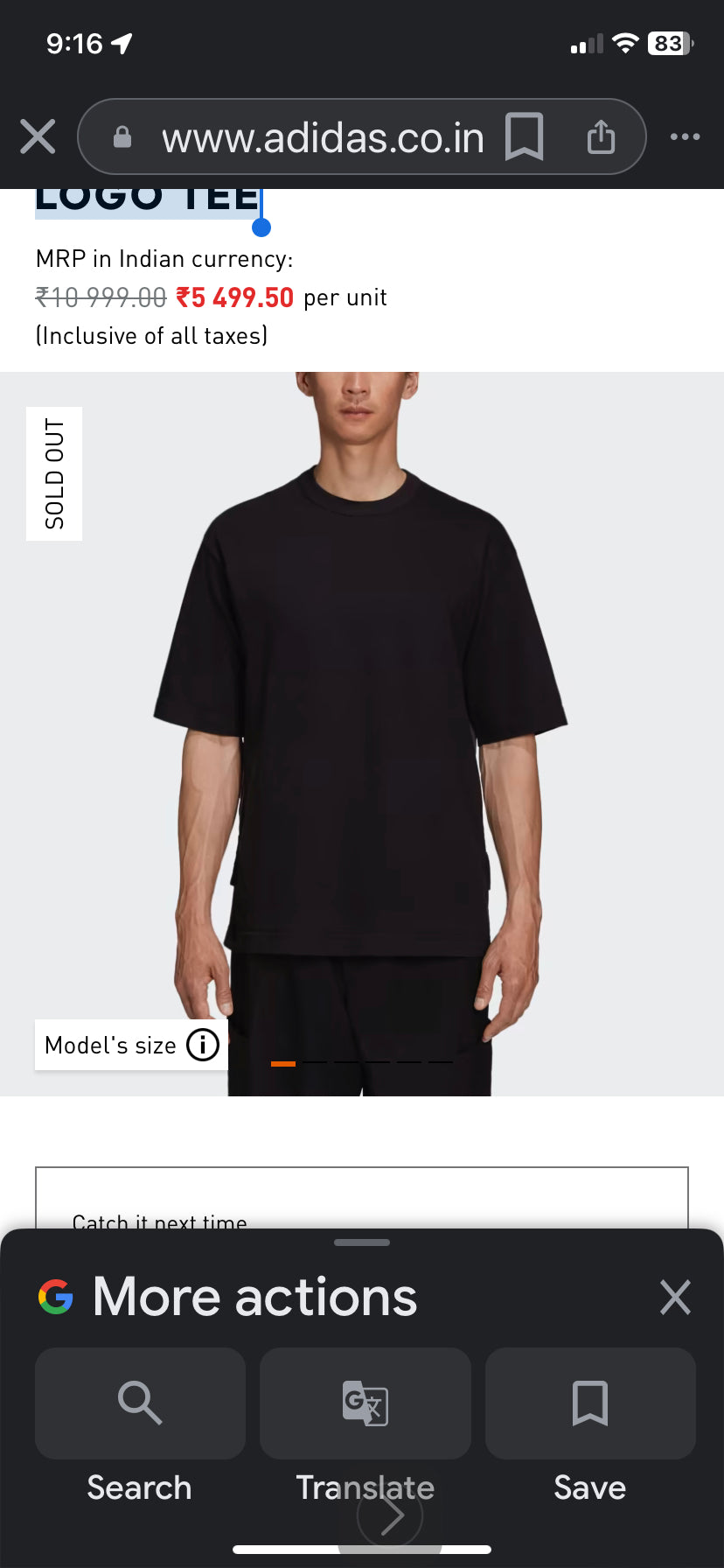 💯% Authentic Y-3 CREPE JERSEY SHORT SLEEVE TEE H63020 US S