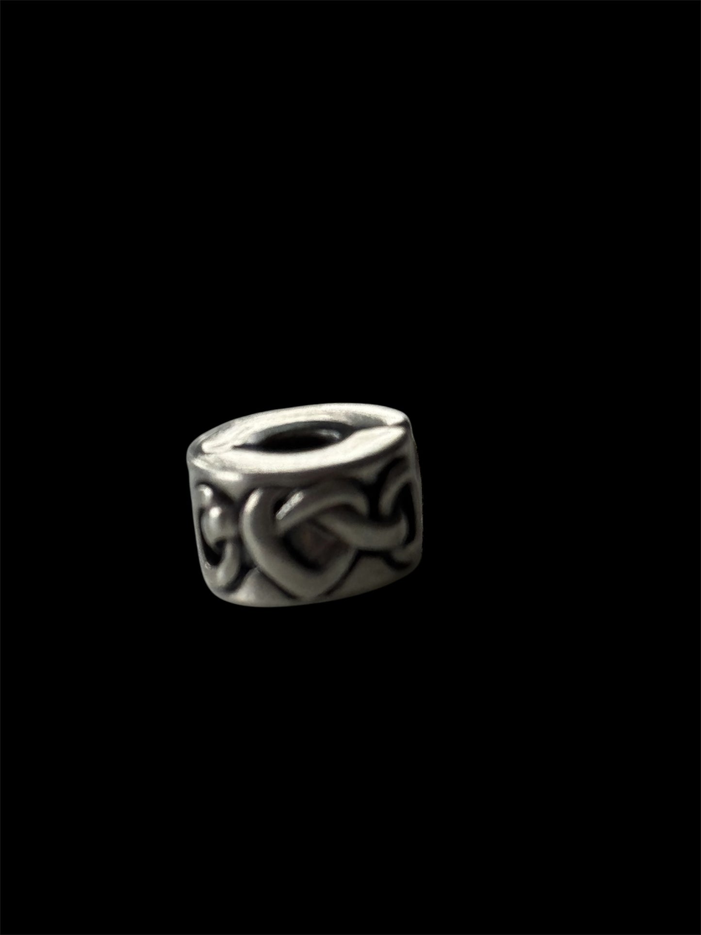 PANDORA Knotted Hearts Clip Charm - Compatible Moments Bracelets -