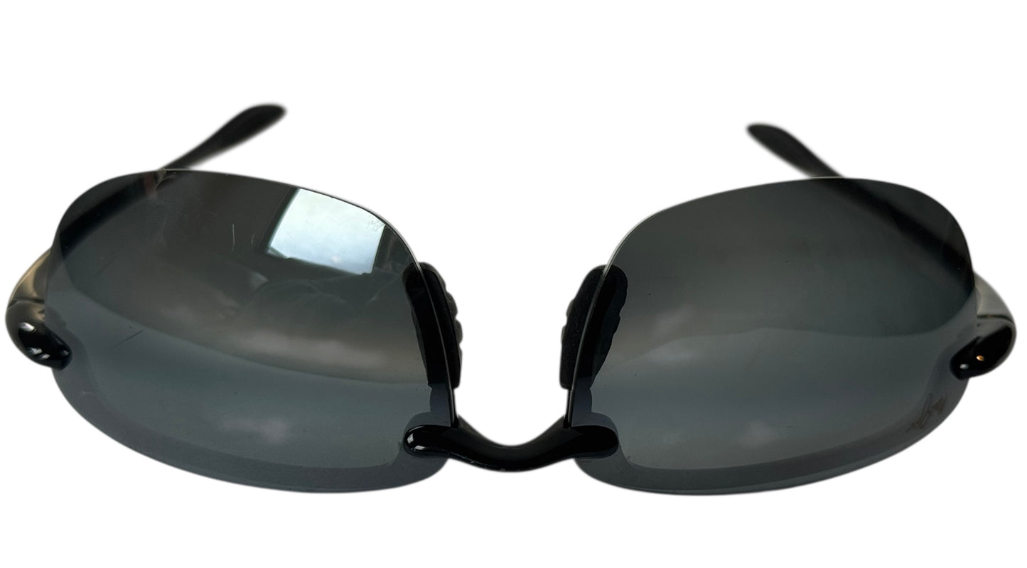 Maui Jim HO'OKIPA 407-02 Gloss Black / Neutral Grey Lens 64-17 130 Made in Japan