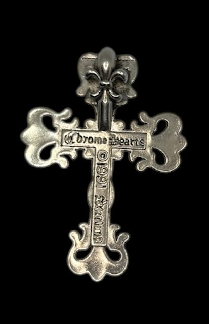 Vintage CHROME HEARTS STERLING CROSS,1991 2.5” Long approx.