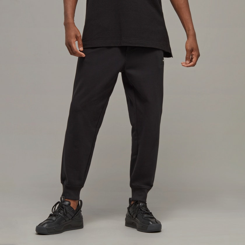 💯 % Authentic Organic Cotton Terry  FT CUF PANT Y3 H44799 BLACK