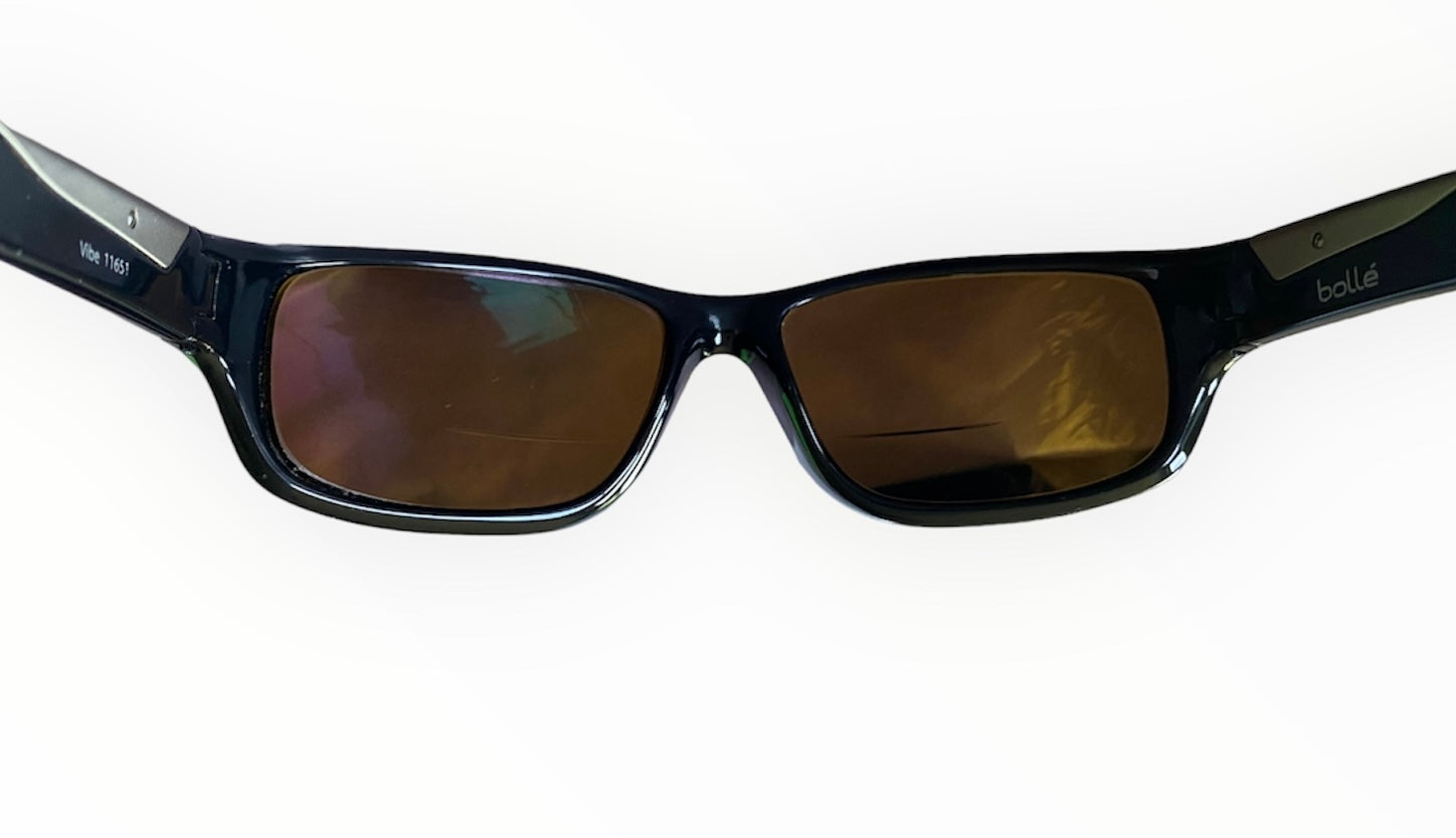 Shiny Black Polarized Sunglasses