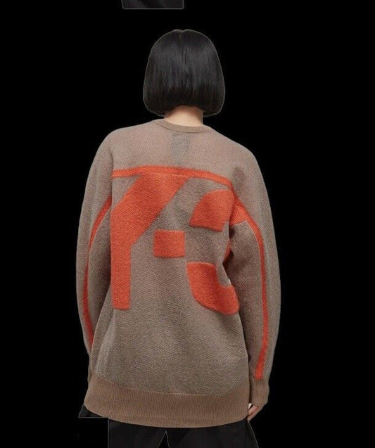 💯 % Authentic Y-3 CLASSIC SHEER KNIT CREW SWEATER SZ M HS9818 M