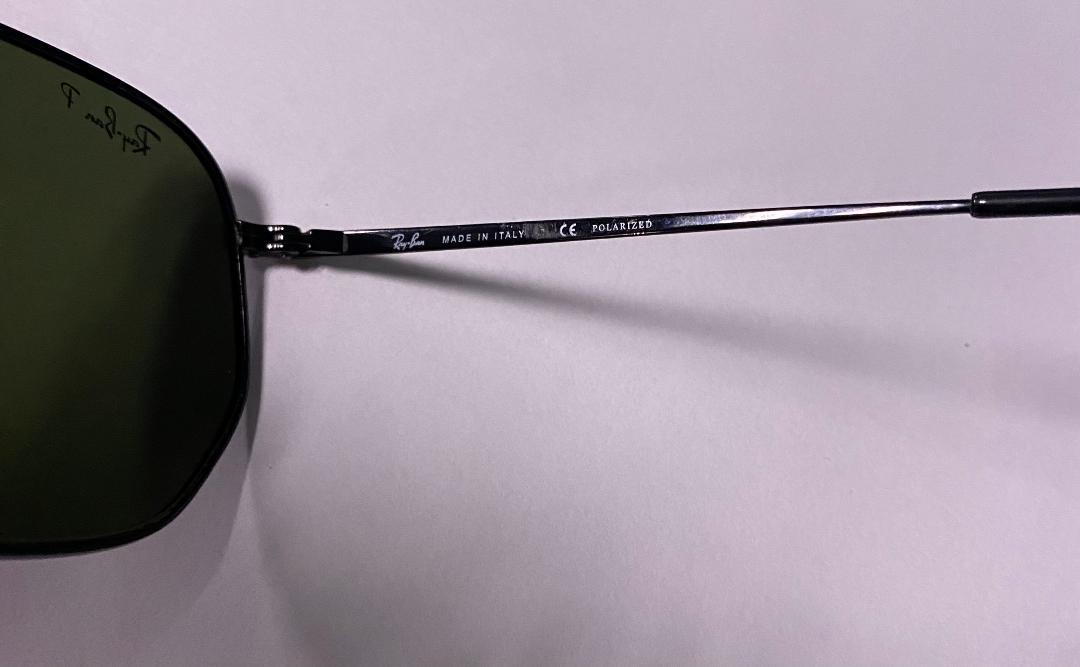 💯 % Authentic Ray Ban RB3648 THE MARSHAL 002/58 54-21 145 3P Polarized